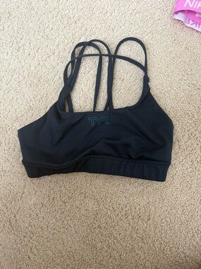 TYR Black Strappy Multi-Back Sports Bra